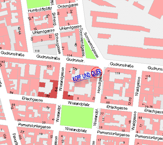 Für echte Favoritner gibts hier den Plan zum kurzen Hinschauen - und schon ist man fast beim Friseur !